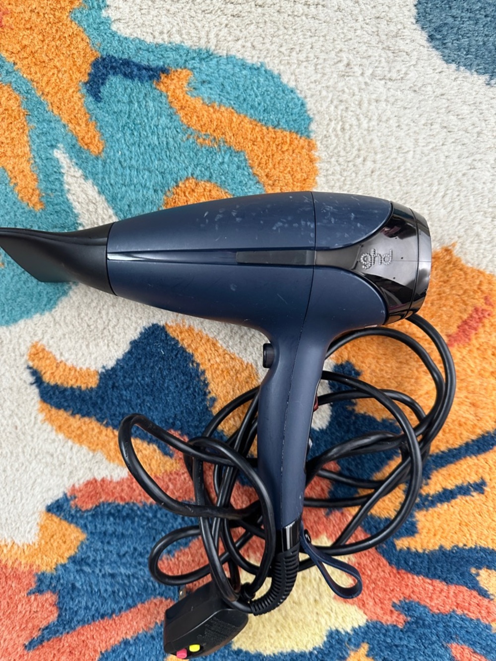 ghd Helios Navy Blue Hair Dryer with Black Accents - Picture 3 of 4